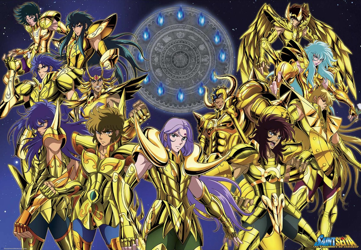 SAINT SEIYA - Gold Saints ( Abystyle Abysse Corp. - Poster Maxi 91,5x61 cm )