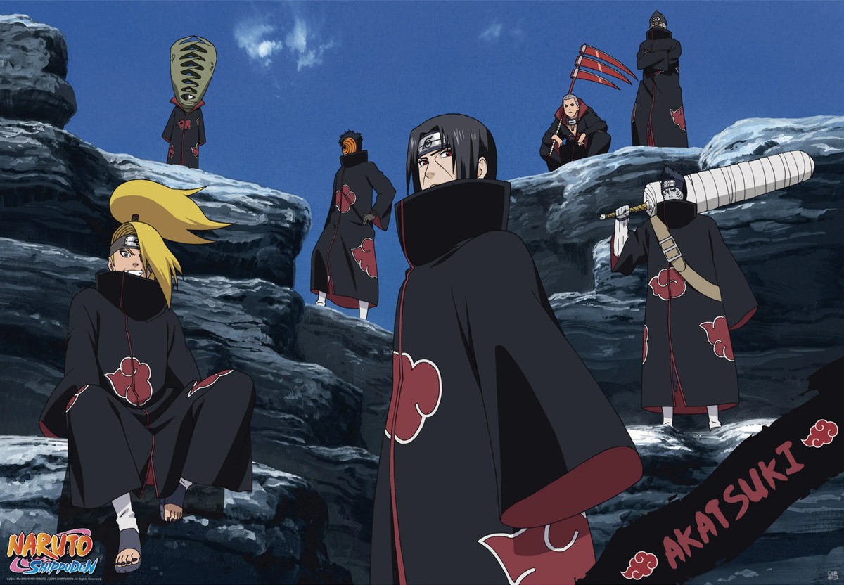 NARUTO SHIPPUDEN - Akatsuki ( Abystyle Abysse Corp. - Poster Maxi 91,5x61 cm )