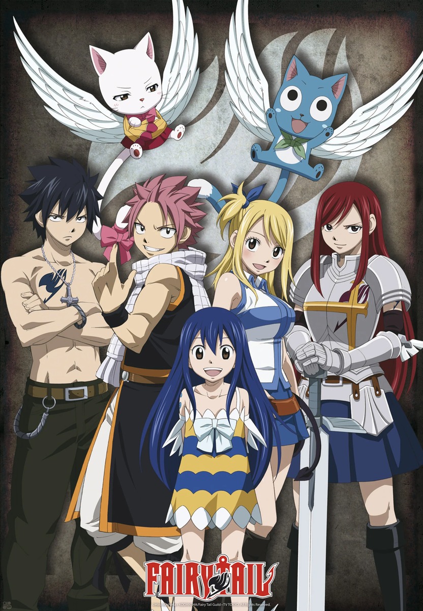 FAIRY TAIL - Gruppo ( Abystyle Abysse Corp. - Poster Maxi 91,5x61 cm )