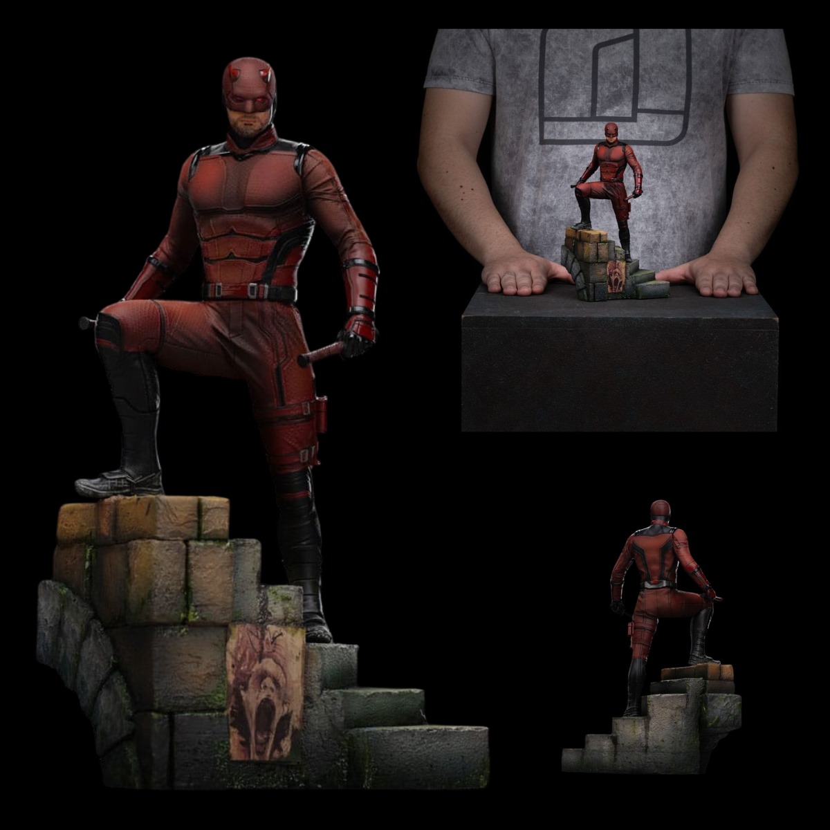 Daredevil: Born Again Statua in scala 1/10 Daredevil 23 cm