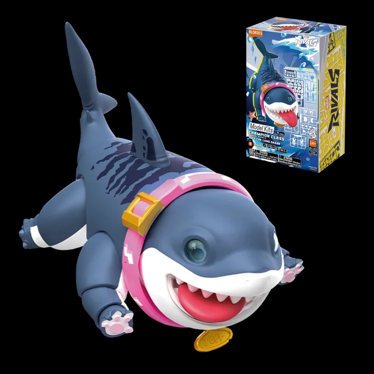 Jeff Jeffrey lo Squalo di Terra Jeff The Land Shark - Marvel Rivals - Champion Class Vol.12