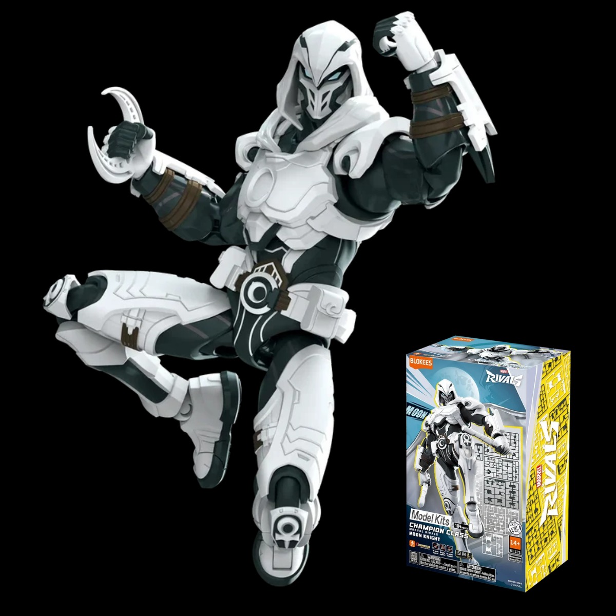 Cavalierie Lunare Marc Spector Moon Knight Pugno di Khonshu - Marvel Rivals - Champion Class Vol.10