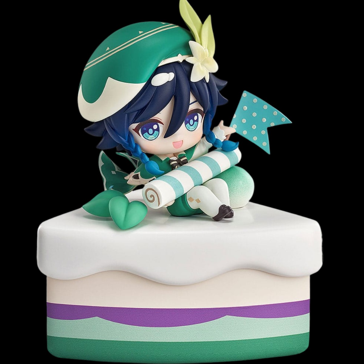Genshin Impact Wondrous Travels Series Figure Venti Chibi 12 cm