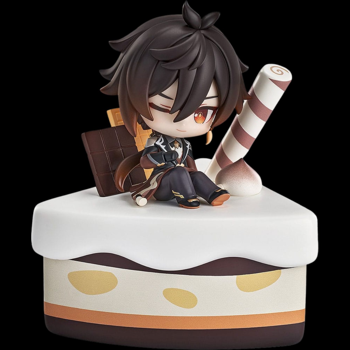 Genshin Impact Wondrous Travels Series Figure Zhongli Chibi 12 cm